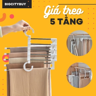 Móc treo quần áo, móc treo đồ đa zi năng thông thái gấp gọn
