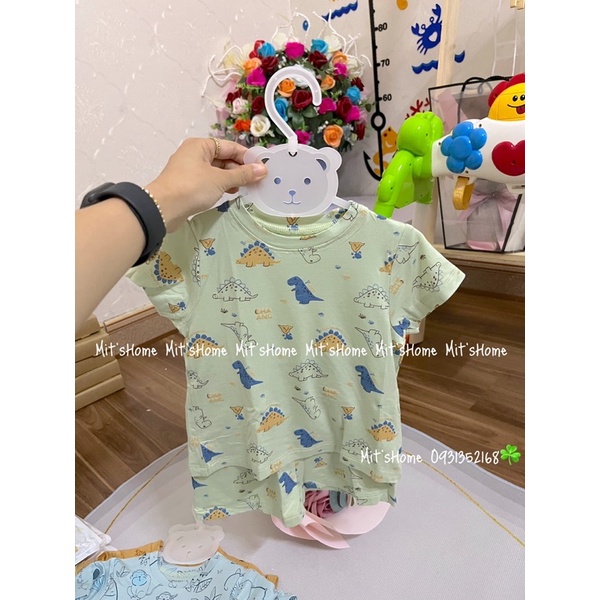 Bộ cộc tay quần đùi họa tiết siêu xinh cho ngày hè năng động giá rẻ
