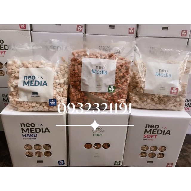 Vật Liệu Lọc NEO MEDIA PREMIUM Cho Cá Cảnh (Hộp 5L)