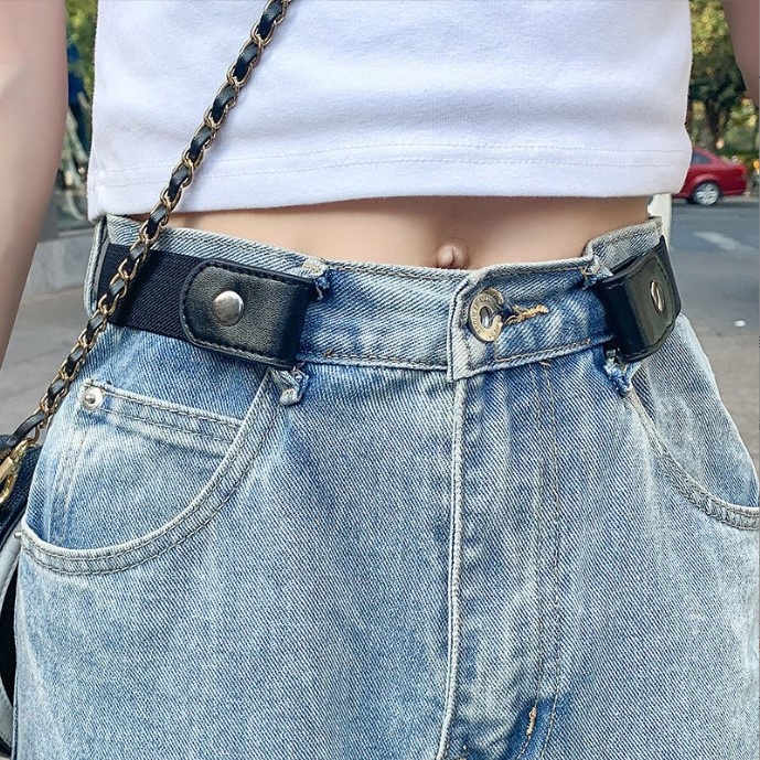 Thắt lưng - dây nịt bụng vô hình co giãn nam nữ unisex màu đen nâu chuyensiluxury hà nội hcm