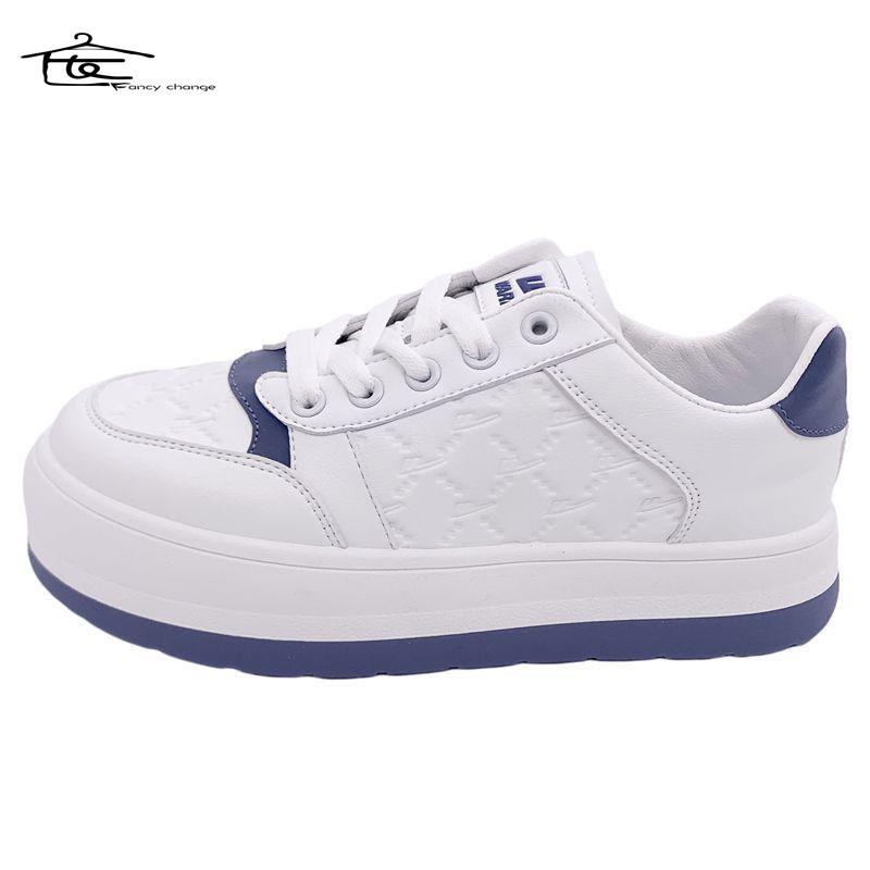 Giày Thể Thao Đế Dày Tăng Chiều Cao Thoải Mái Bốn Mùa Thiết Kế Dễ Thương