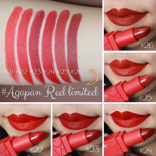 Son Thỏi Agapan Red Limited Pit A Pat Lipstick R23, R24, R25 Chưa Có Đánh Giá