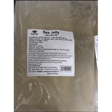 500g trân châu 3q sea jeally trắng