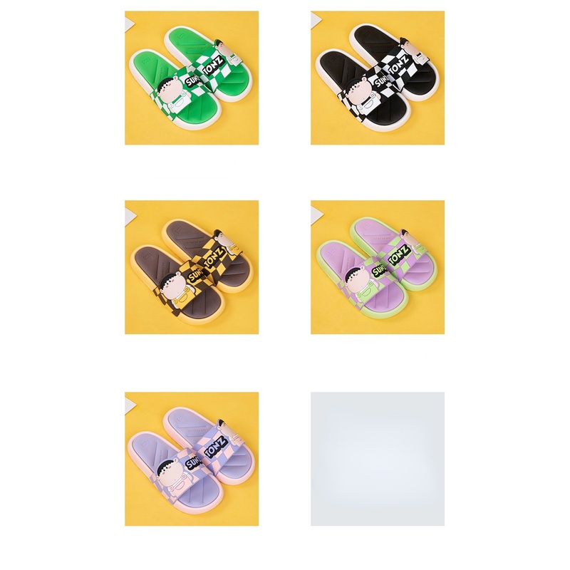 Dép Đi Trong Nhà Họa Tiết Hoạt Hình Thời Trang Xuân Hè Cho Cặp Đôi