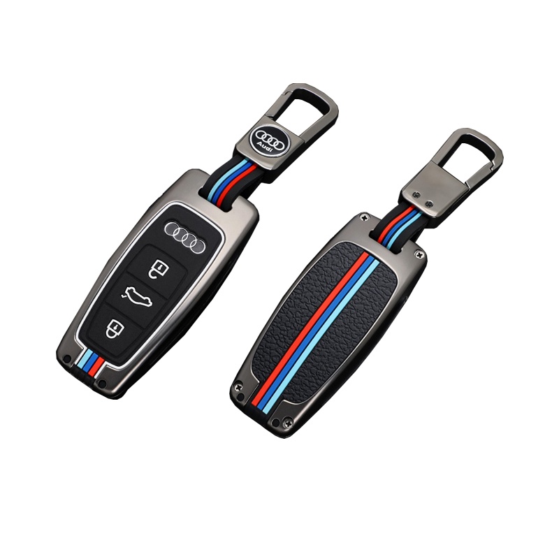 Dành Cho Xe Audi Chìa Khóa Fob Bao Có Móc Khóa Chìa Khóa Bao Bảo Vệ Tương Thích Với 2018-2020 Audi A
