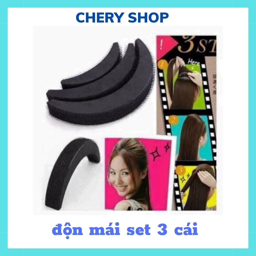 Dụng cụ độn phồng mái ,❤️ FREESHIP  độn mái combo 3 cái