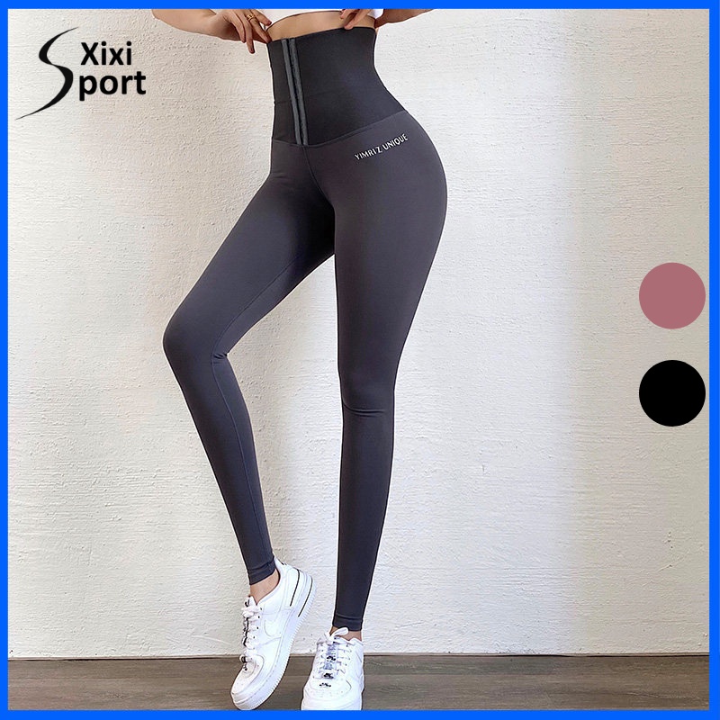 Quần legging định hình cạp cao kèm latex, quần tập gym yoga định hình YIMRI cao cấp - xixisport