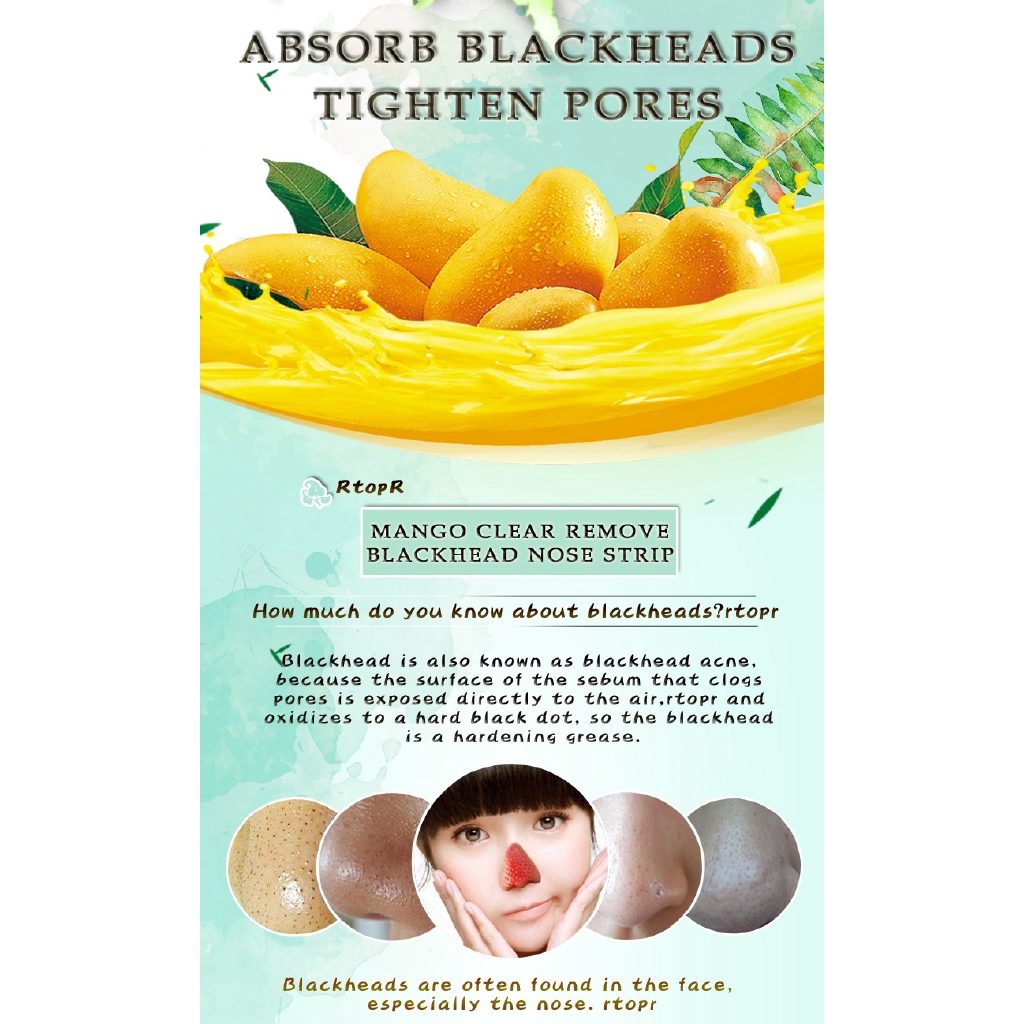 Mặt nạ lột mụn đầu đen vùng mũi RTOPR | BigBuy360 - bigbuy360.vn