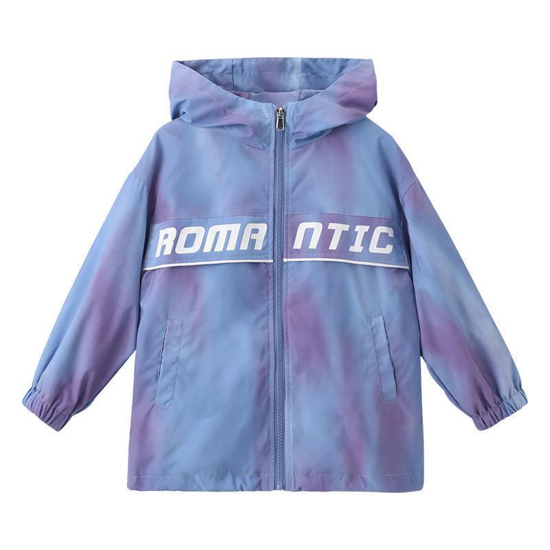 Áo hoodie màu nhuộm thời trang xuân thu Hàn Quốc cho bé