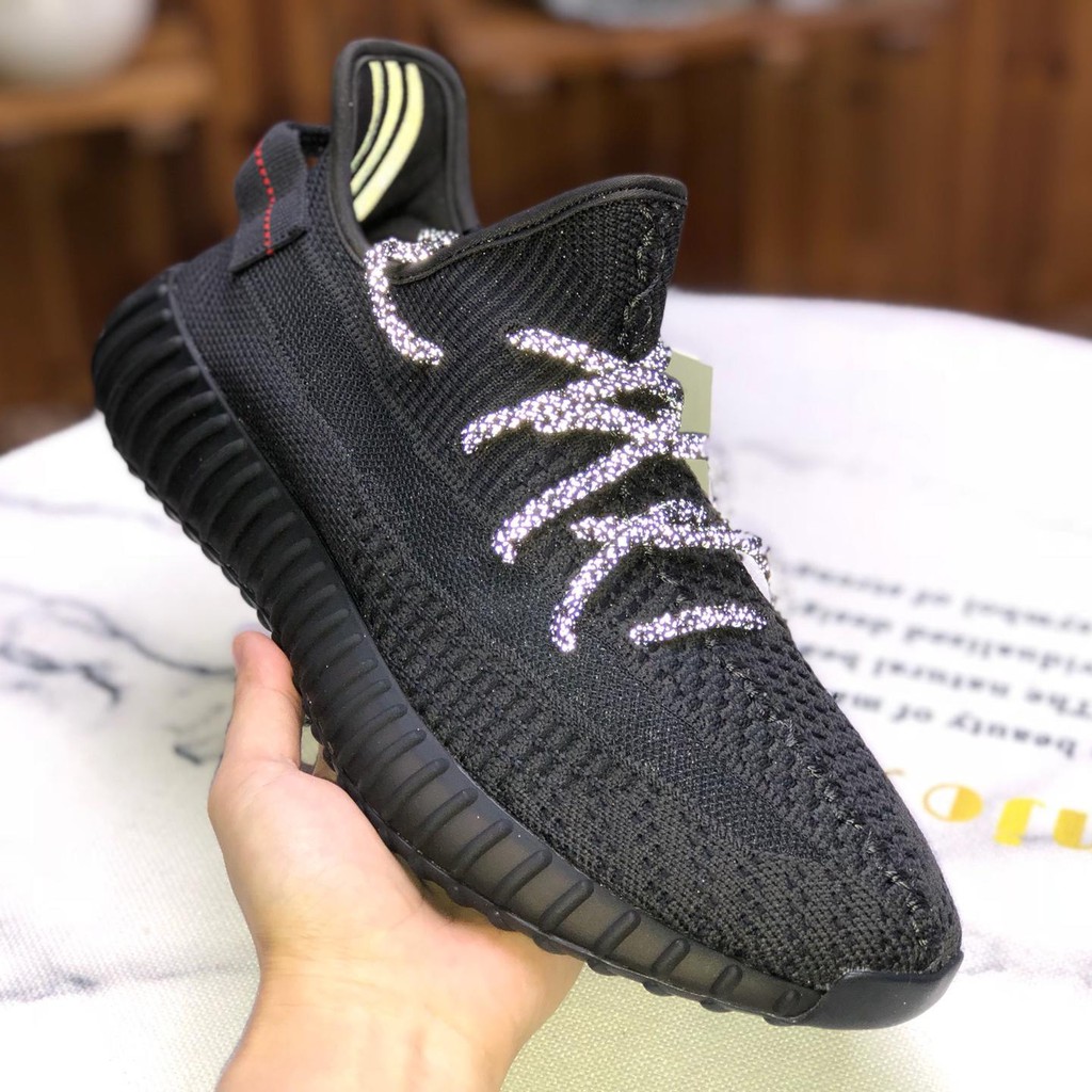 OEM Giày Thể Thao Adidas Yeezy Boost 350 V2 Màu Đen Chất Lượng Cao