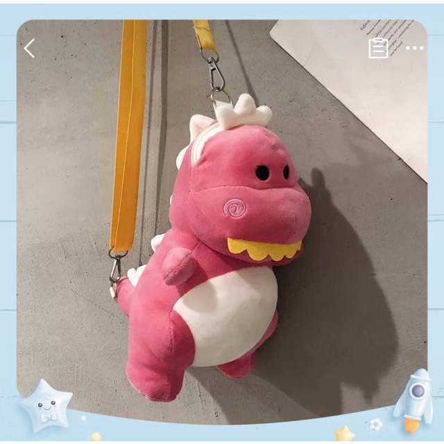 Túi Khủng Long Đeo Chéo -  Túi  Đeo Chéo Thú Bông Đẹp