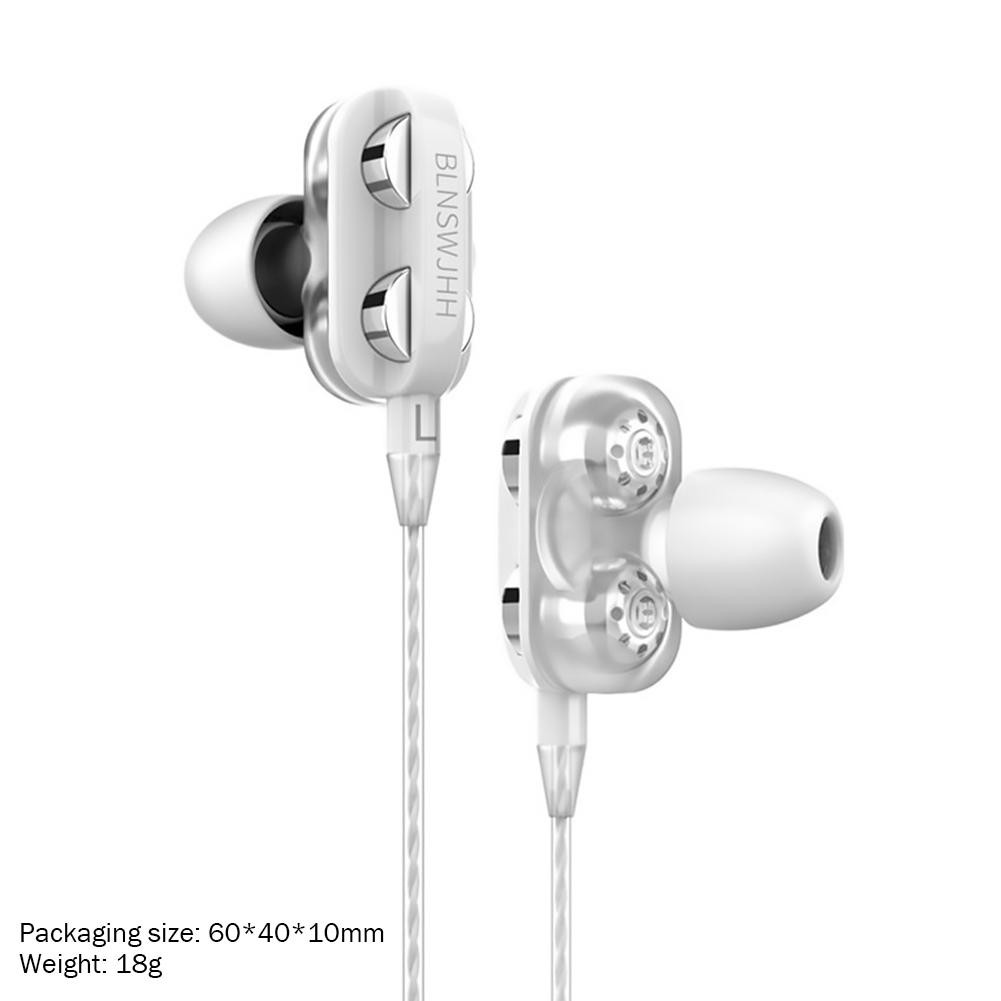 A4 Universal 3.5mm In-Ear Stereo Earbuds Earphone Headphone for Cell Phone PC