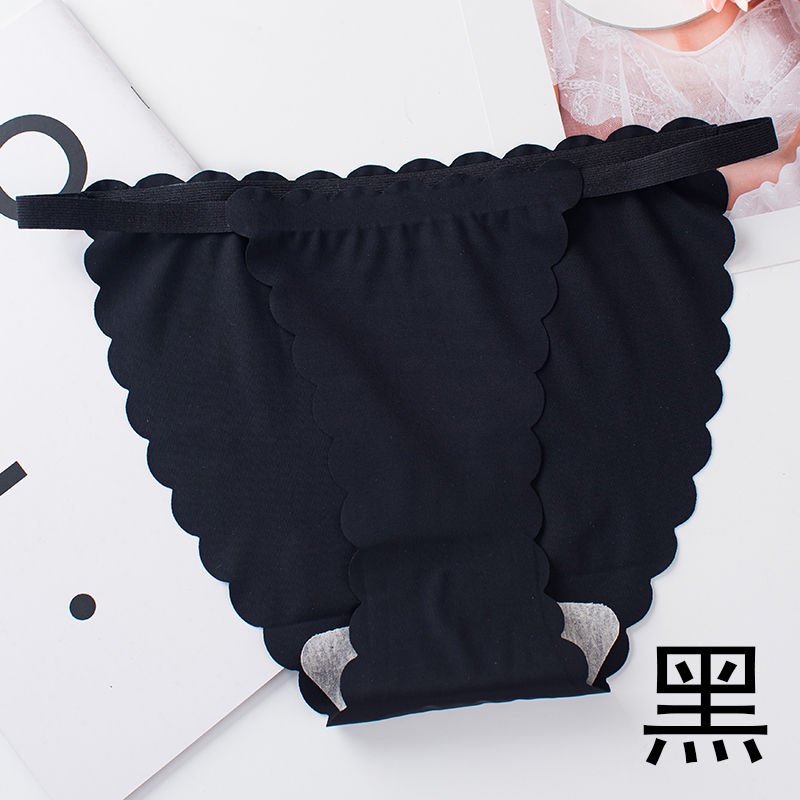 Quần lót vải lụa lạnh Cotton kháng khuẩn không để lại dấu vết kiểu Hàn Quốc cho nữ