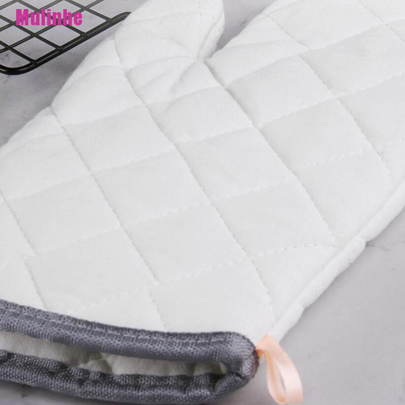 Set 2 Găng Tay Cotton Dày Dặn Cách Nhiệt Dùng Trong Nhà Bếp