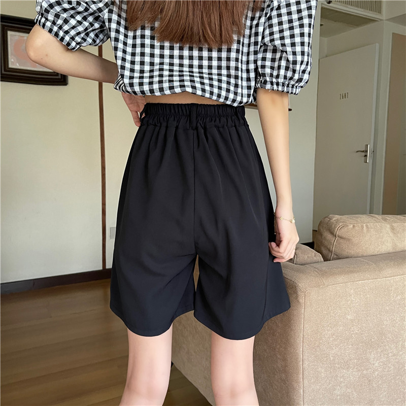 SUXI Quần Short Nữ Lưng Cao Thời Trang Hàn