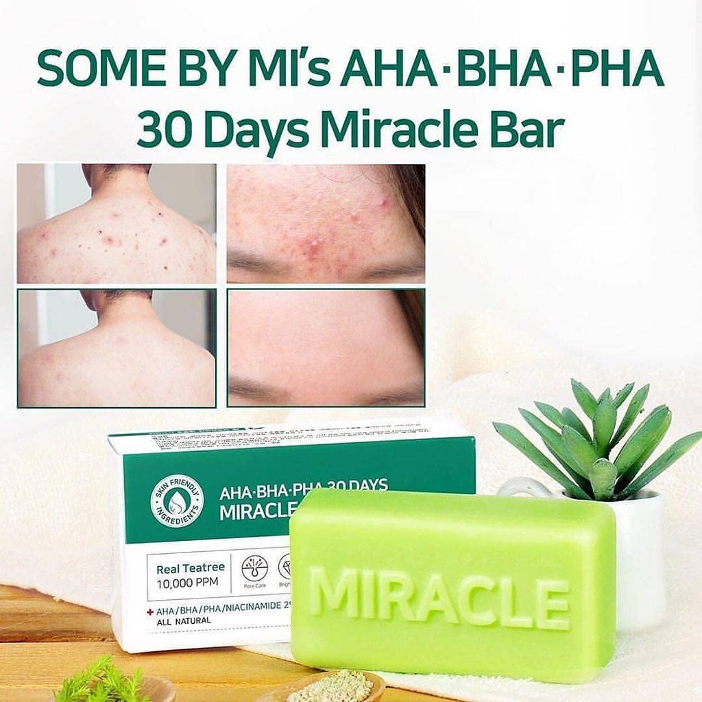 Bánh xà phòng SOMEBYMI AHA.BHA.PHA 30 Days Miracle Cleansing Bar