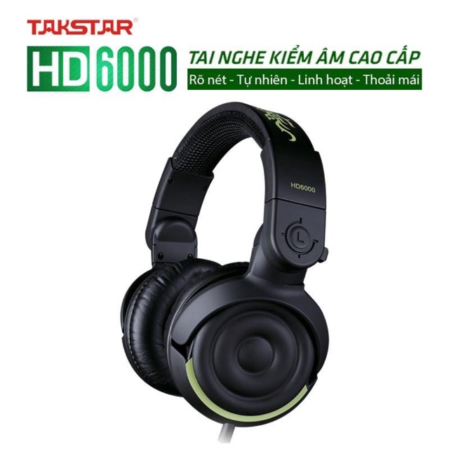 Tai nghe kiểm âm cao cấp HD6000-chính hãng âm thanh chuẩn rõ nét bảo hành 1 năm