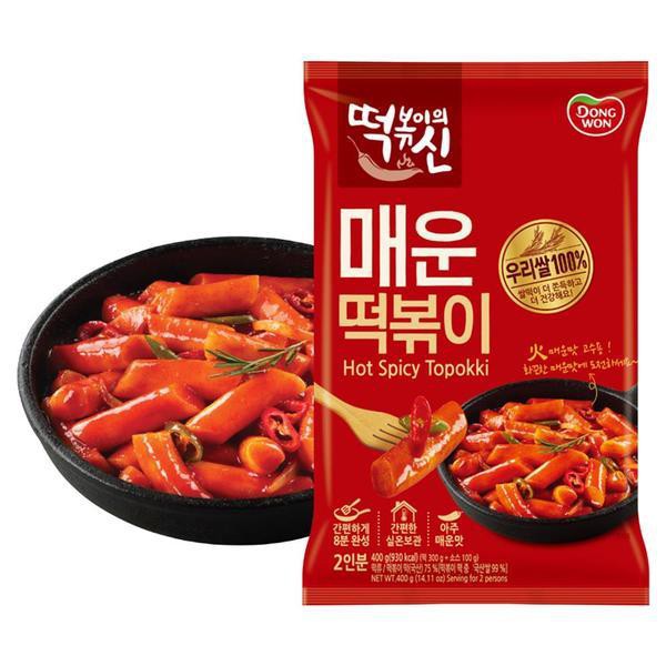 (4 vị) Bánh Gạo Topokki Dongwon gói 240gr