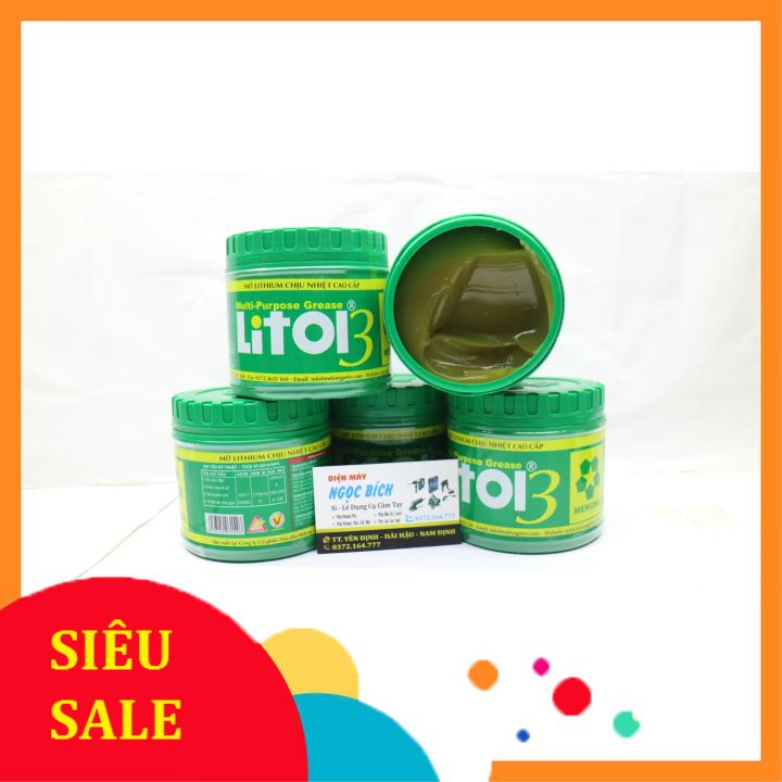 Mỡ bò chịu nhiệt Litol 400G mỡ chịu nhiệt cao cấp