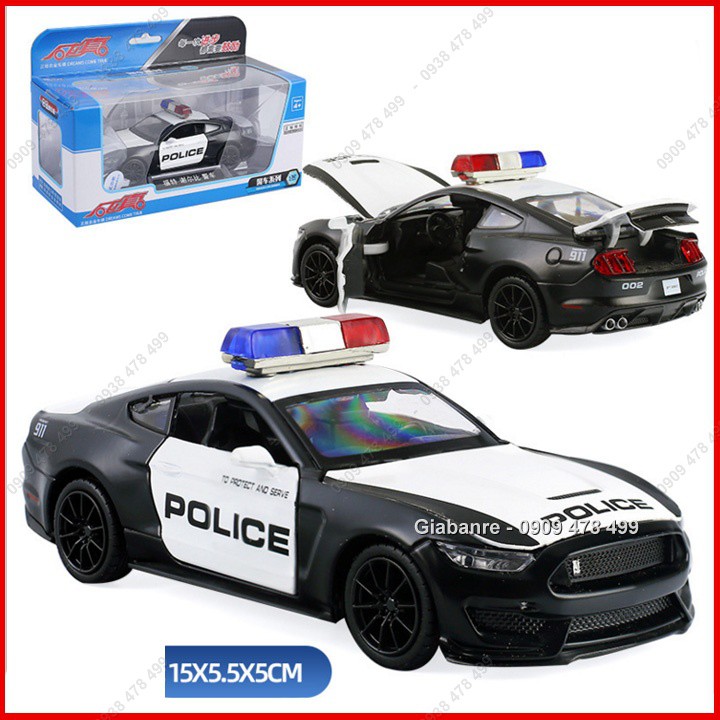 Mô Hình Kim Loại Ford Mustang Police – Tỉ Lệ 1:32  - 9715.5