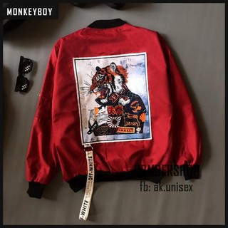 [Ảnh thật] Áo khoác Bomber BATTLE.TIGER (hàng design cao cấp) [Monkeyboy]
