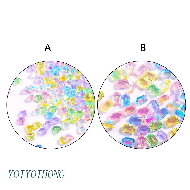 Set 100 Hạt Đá Đính Trang Trí Móng Thời Trang