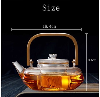 Bộ ấm trà thuỷ tinh 800ml (không kèm khay)