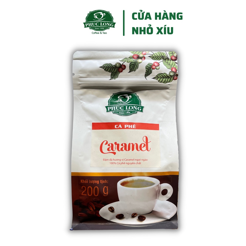 Cà Phê Caramel Phúc Long 200g Date mới