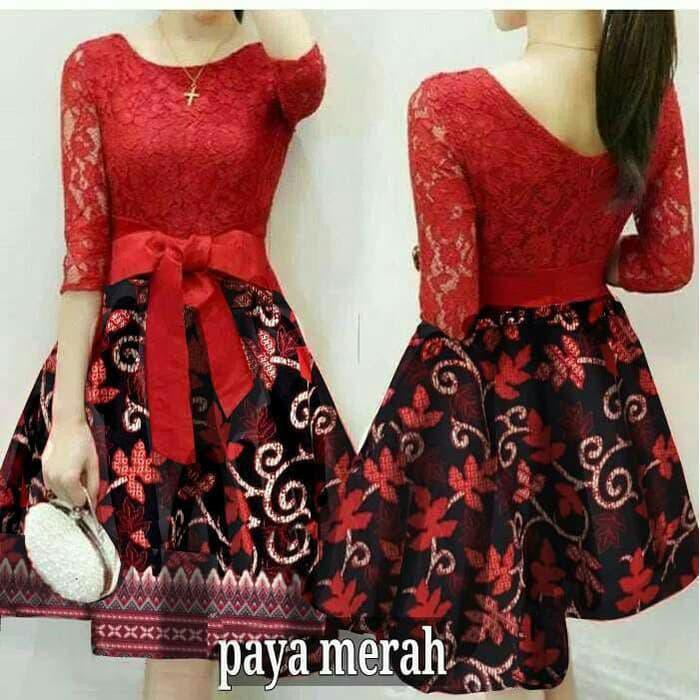 Váy Batik / Minii / MIDI Tuổi Teen DRES / Đầm Đỏ Thanh Lịch / Đầm Công Sở