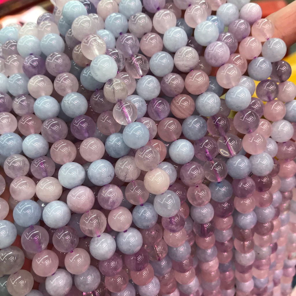 Morganite Quả Cầu Đá Pha Lê Bán Tự Nhiên Ba Màu sanzhu