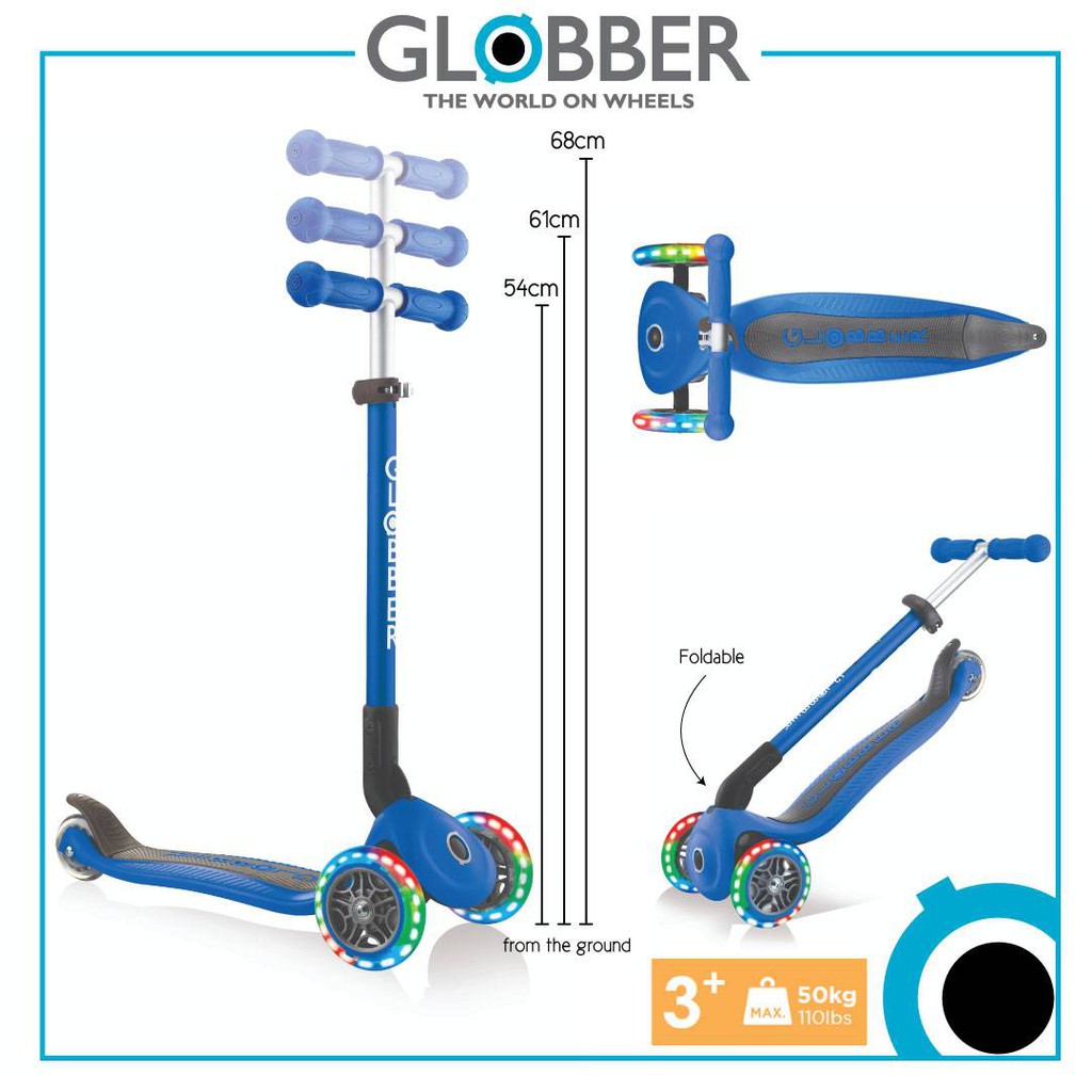 Xe Trượt Scooter - GLOBBER 432-100-2 PRIMO với đèn LED.