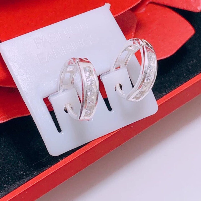 BÔNG TAI KHUYÊN VÒNG TRÒN NHẪN NHỎ XINH