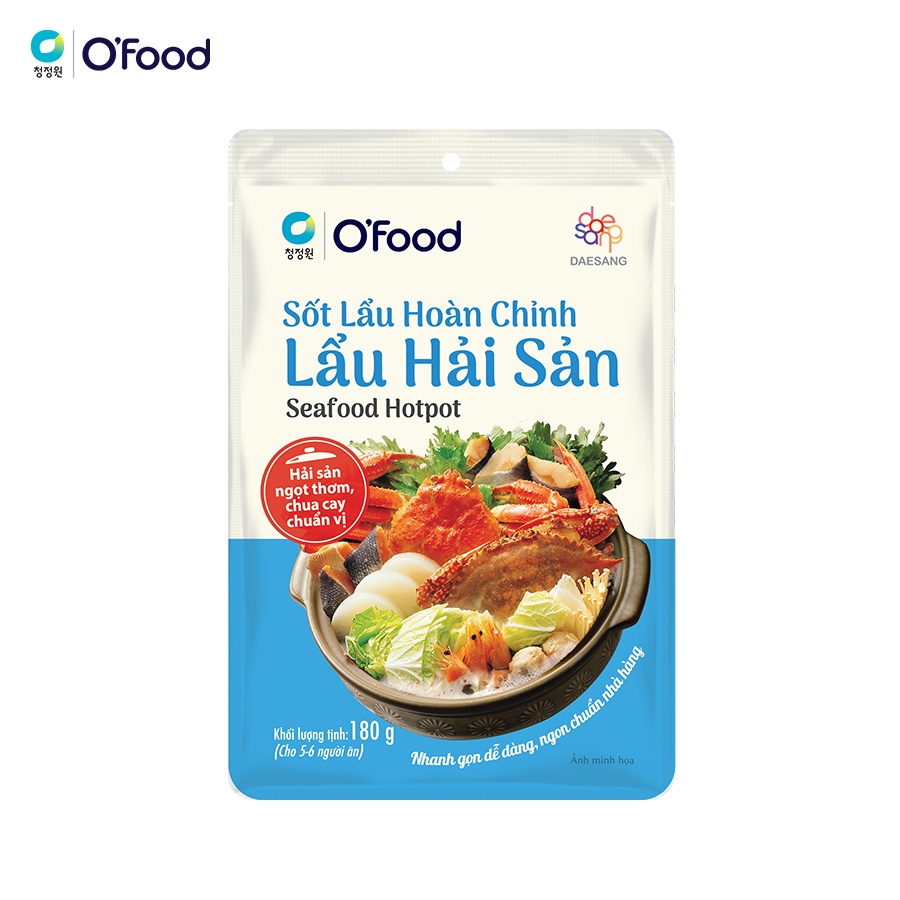 Combo 3 gói sốt lẩu Thái, lẩu Thập Cẩm, lẩu Hải Sản 180g/ gói