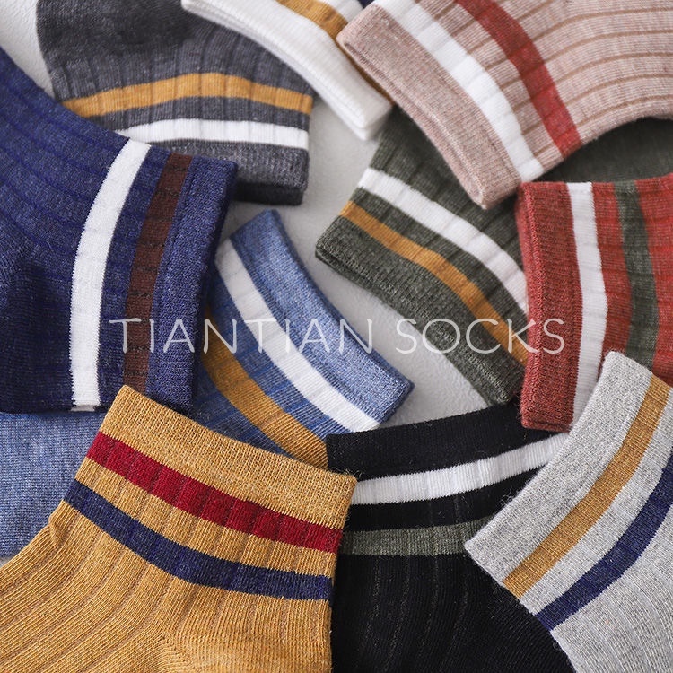 Vớ tất nữ cổ ngắn Cotton cổ thấp thời trang cho nữ nhiều màu