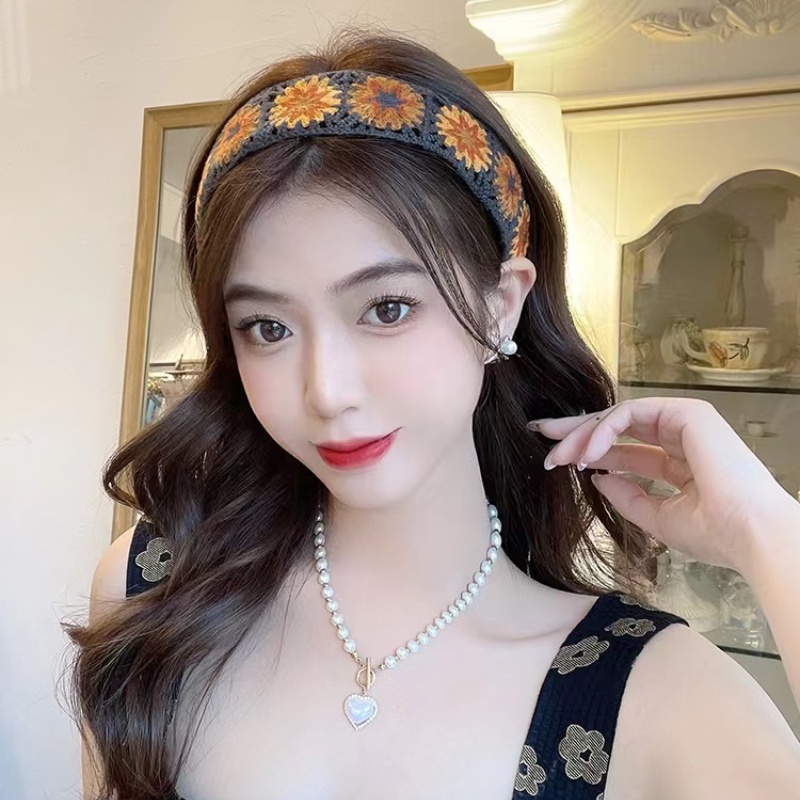 Dây Chuyền Hình Trái Tim Đính Ngọc Trai Thời Trang Cho Nữ