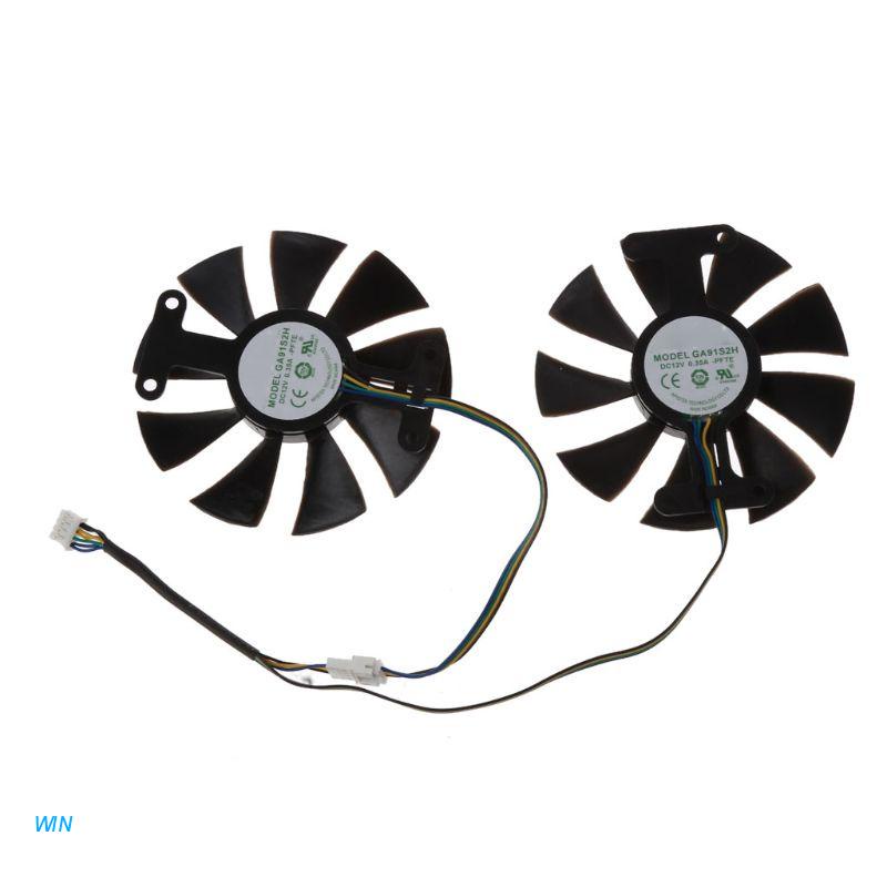 Quạt Tản Nhiệt Thay Thế 85mm Ga91S2H Dc 12v 0.35a 4pin Cho Zotac Gtx 1060 Gtx950 Gtx 1050ti