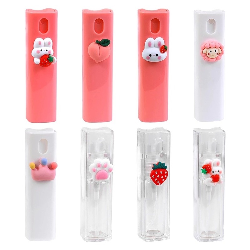 Chai Xịt Nước Hoa 10ml Hình Vuông Họa Tiết Hoạt Hình Dễ Thương