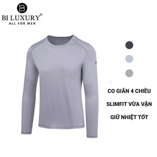  Áo thun dài tay Biluxury 4ATOB00 áo giữ nhiệt siêu mịn giữ ấm tốt