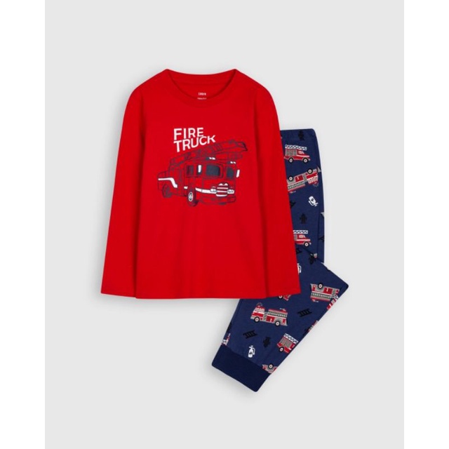 Bộ cotton dài tay mặc nhà bé trai Canifa