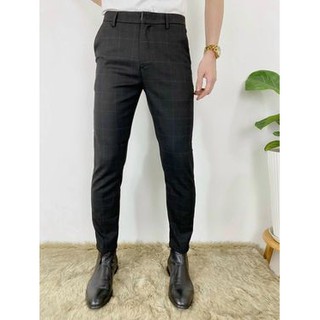 Quần tây nam body caro