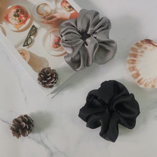 Buộc tóc Scrunchies lụa bóng nhiều màu