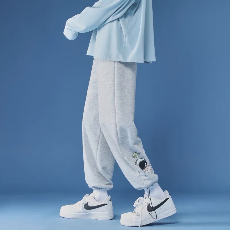 Quần Unisex LONGPANT Dây Rút Hoạ Tiết Phi Hành Gia