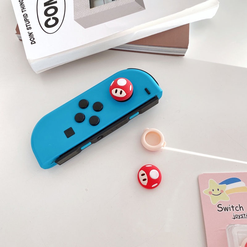 Bộ 4 nắp silicon bọc nút bấm tay cầm chơi game Nintendo lite OLED chất lượng