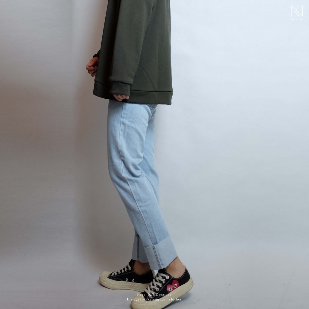 QUẦN SKINNY JEANS, LẬT LAI - CLOWN JEANS'S KN