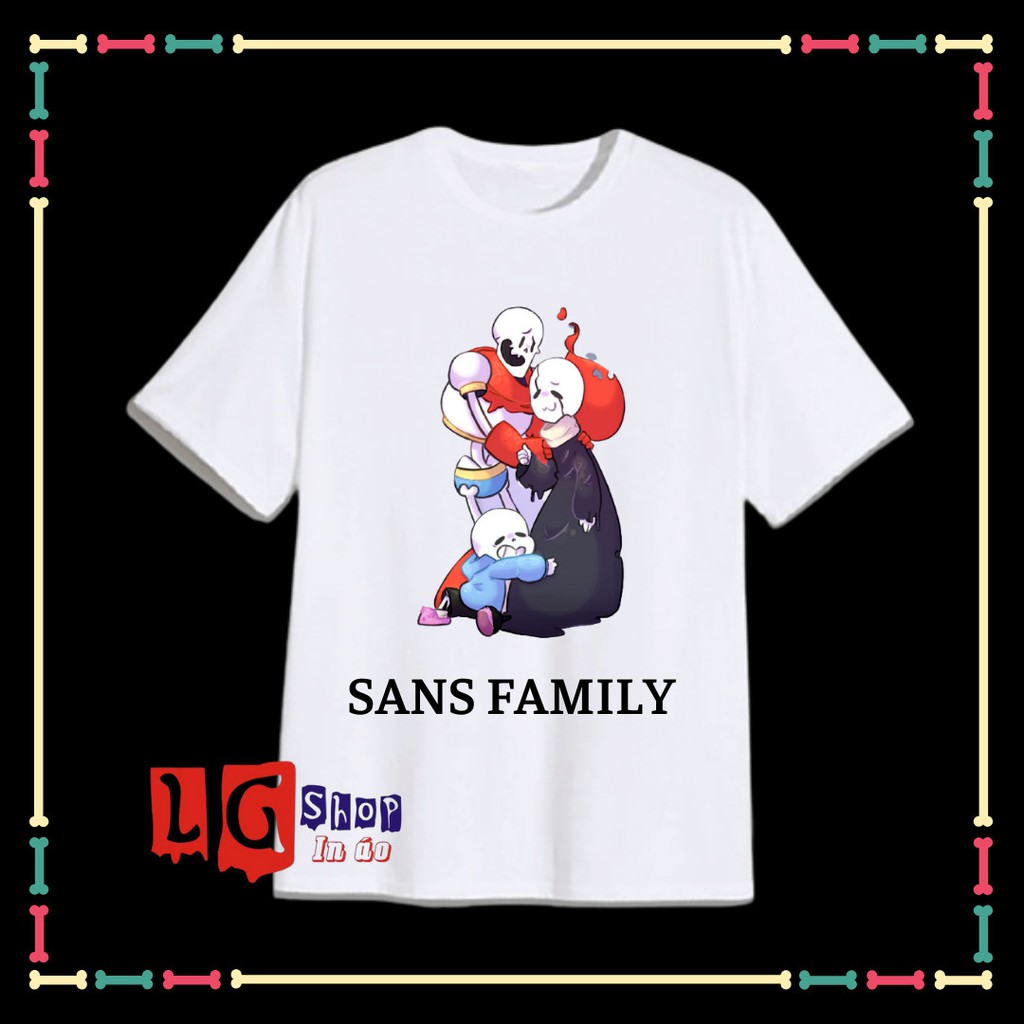 Áo Biệt Đội Gangster - Sans Family - Cho Bé Trai ( Từ 10kg đến 90kg, đủ size)