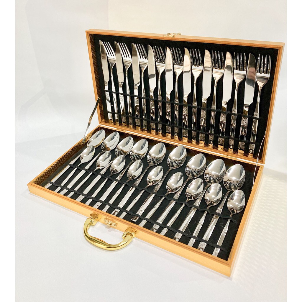Bộ dao muỗng nĩa 36 món dành cho 9 thực khách, đóng hộp sang trọng