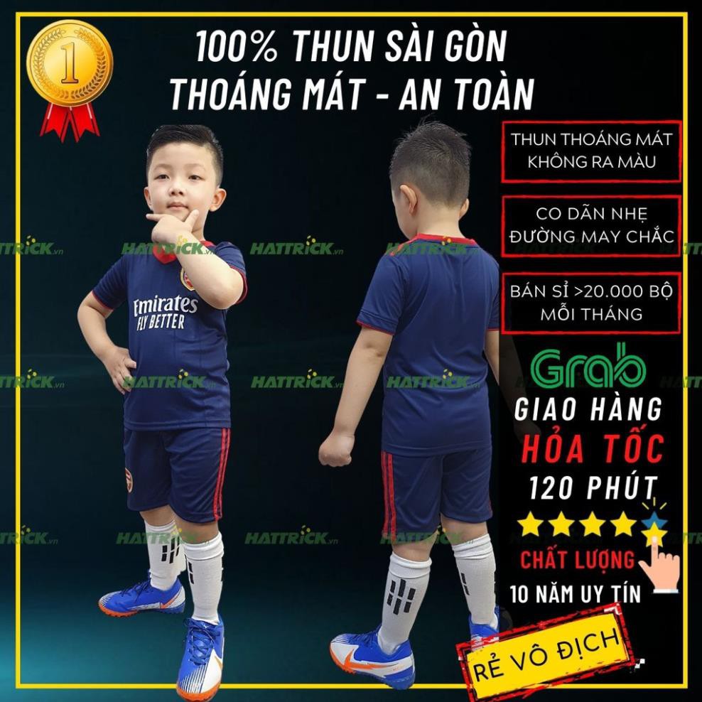 Đồ thể thao bóng đá trẻ em 2021 (11kg - 41kg), thun Sài Gòn thoáng mát, chất lượng, xưởng bán sỉ toàn quốc uy tín