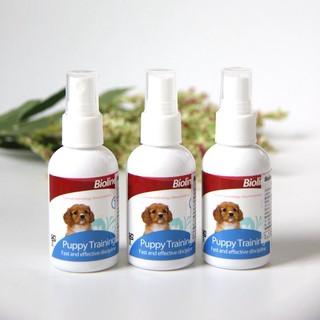 Xịt Vệ Sinh Dạy Chó Đi Vệ Sinh Đúng Chỗ hiệu Bioline Puppy Trainer 50ml