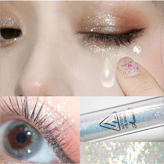 Phấn mắt dạng lỏng nhũ lấp lánh chống thấm nước dành cho trang điểm | BigBuy360 - bigbuy360.vn