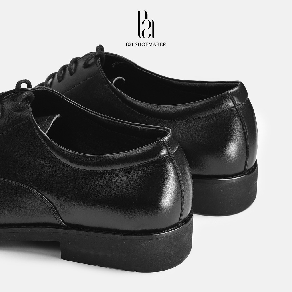 Giày Da Nam Oxford B21 Shoemaker Giày Tây Công Sở Da Bò Cao Cấp Thoáng Khí Tăng Chiều Cao  Phong Cách Lịch Lãm Full Box